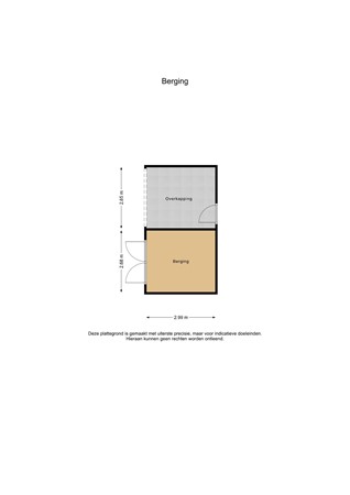 Floorplan - Oude Vlie 62, 8303 XC Emmeloord